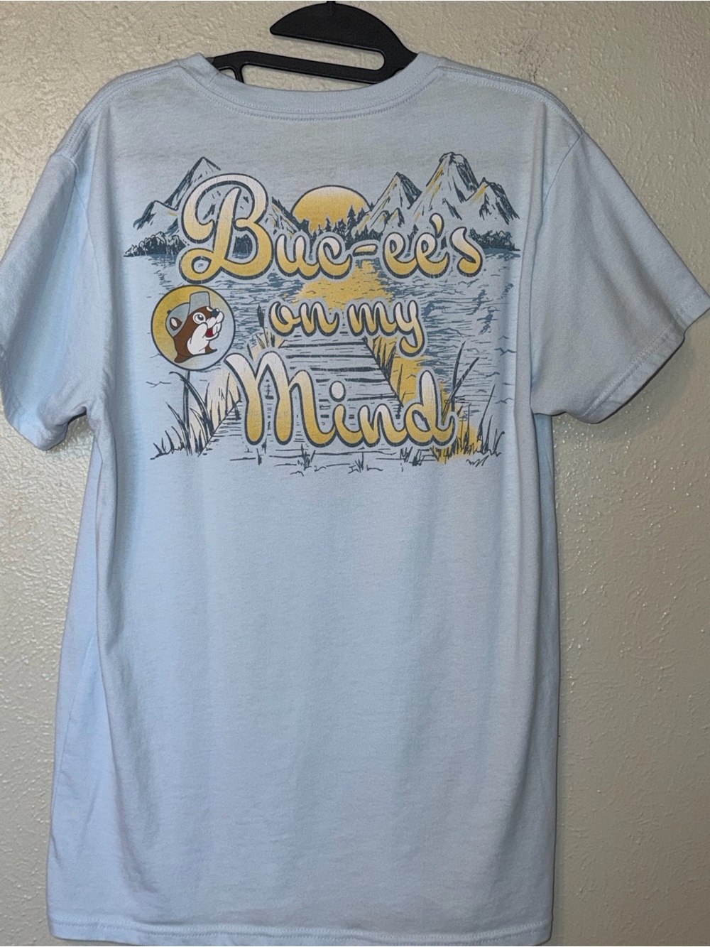 Buc-ee's On My Mind Blue Mountain Graphic Souvenir Tourist T-Shirt Unisex size M - Picture 8 of 14